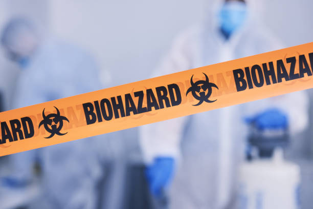 Professional Biohazard Cleanup technician working in Angwin, CA